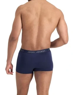 Jockey Comfort Classics Trunk 2 Pack in Deepest Navy