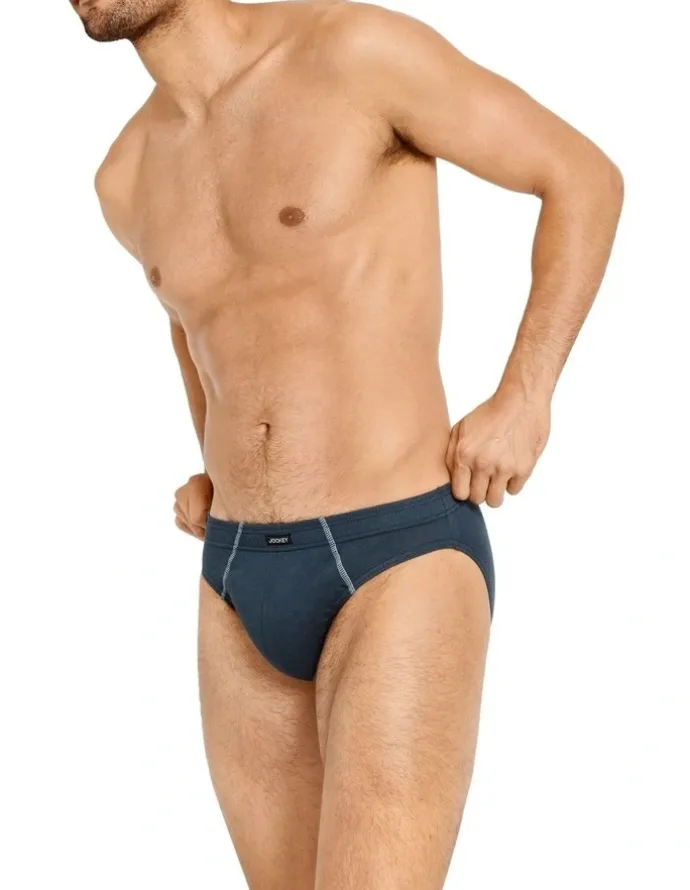 Jockey Cotton Briefs 4 Pack in Multi