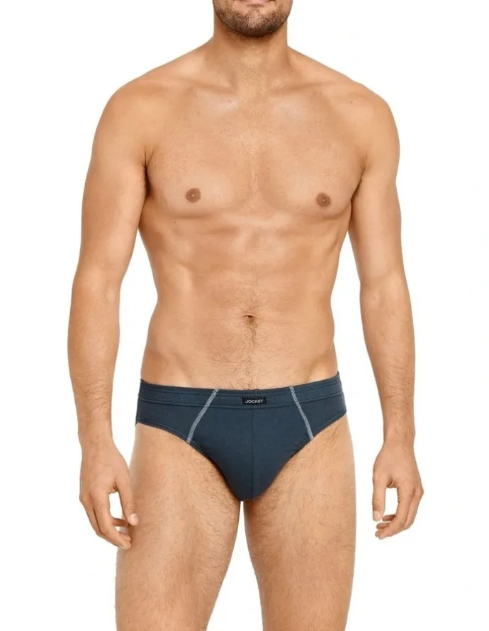 Jockey Cotton Briefs 4 Pack in Multi