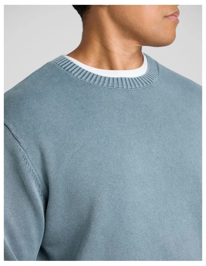 Johnny Bigg Acid Wash Sweater in Blue