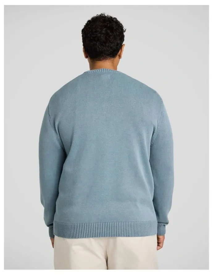 Johnny Bigg Acid Wash Sweater in Blue