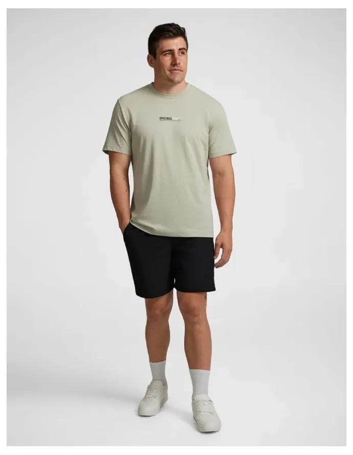 Johnny Bigg Active Woven Stretch Shorts in Black