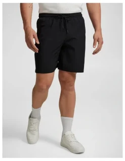 Johnny Bigg Active Woven Stretch Shorts in Black