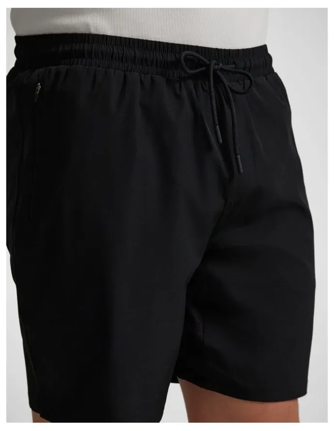 Johnny Bigg Active Woven Stretch Shorts in Black