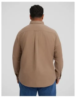Johnny Bigg Anders Linen Shirt in Light Brown