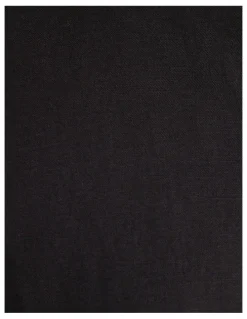 Johnny Bigg Anders Linen Blend Shirt in Black