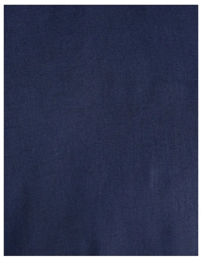 Johnny Bigg Anders Linen Shirt in Navy