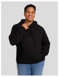 Johnny Bigg Aspen Jacquard Hoodie in Black
