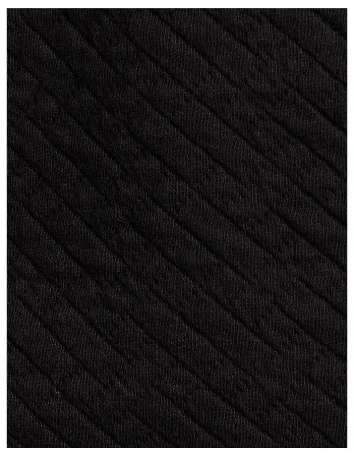 Johnny Bigg Aspen Jacquard Hoodie in Black