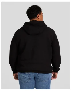 Johnny Bigg Aspen Jacquard Hoodie in Black