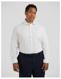 Johnny Bigg Atlas Modal Dress Shirt in White