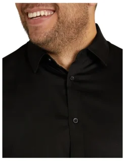 Johnny Bigg Bahamas Stretch Shirt in Black
