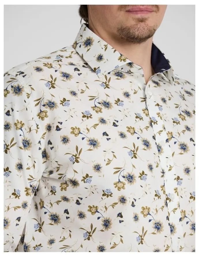 Johnny Bigg Baillie Floral Shirt in White