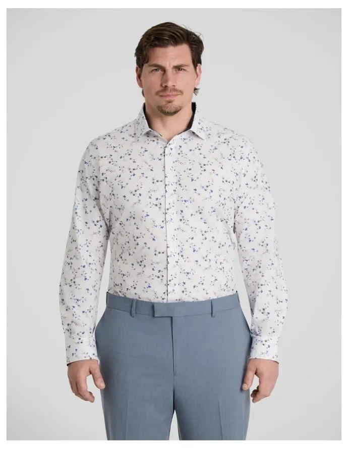 Johnny Bigg Bastian Floral Shirt in White