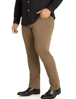 Johnny Bigg Benny Stretch Pocket Pant in Brown