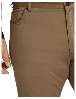 Johnny Bigg Benny Stretch Pocket Pant in Brown