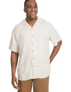 Johnny Bigg Bondi Relaxed Fit Shirt in Sand