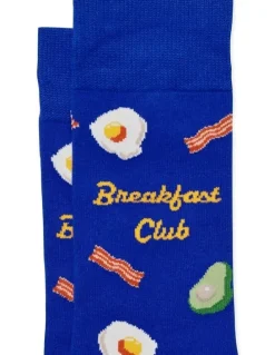 Johnny Bigg Breakfast Club Fancy Sock in Royal Blue