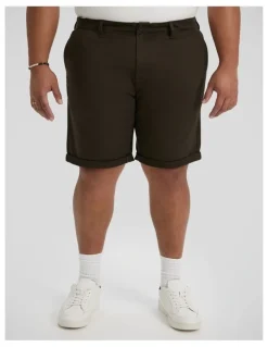 Johnny Bigg Charlie Canvas Short in Khaki