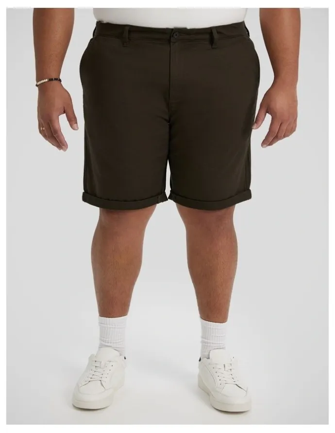 Johnny Bigg Charlie Canvas Short in Khaki