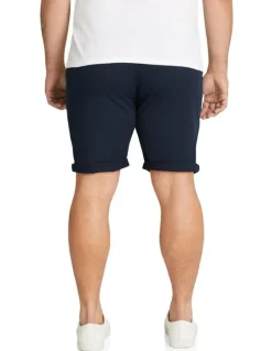Johnny Bigg Charlie Canvas Short in Navy