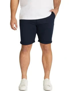 Johnny Bigg Charlie Canvas Short in Navy
