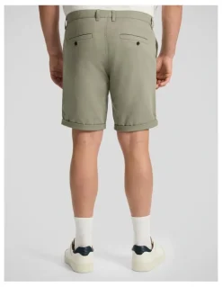 Johnny Bigg Charlie Canvas Short in Moss