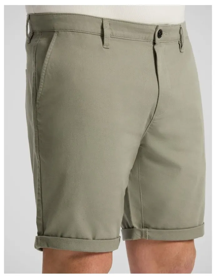 Johnny Bigg Charlie Canvas Short in Moss