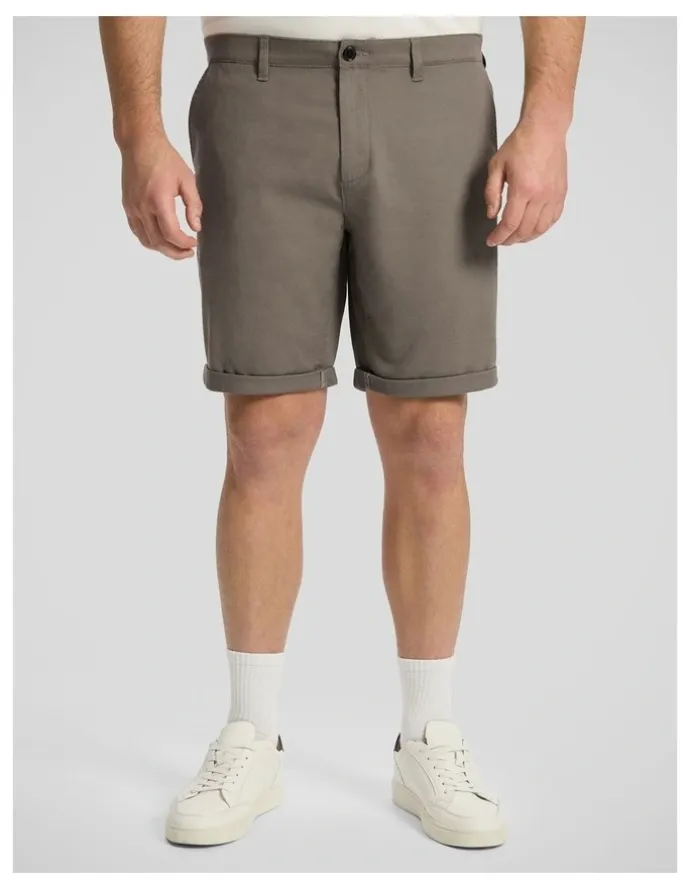 Johnny Bigg Charlie Canvas Short in Walnut