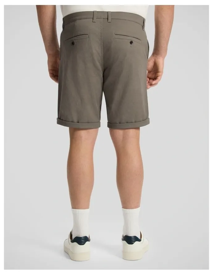 Johnny Bigg Charlie Canvas Short in Walnut