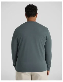 Johnny Bigg Classic Heavy Long Sleeve Tee in Slate