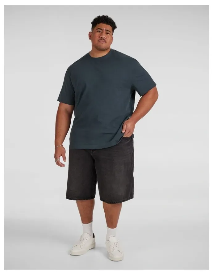 Johnny Bigg Classic Heavyweight Tee in Peacock