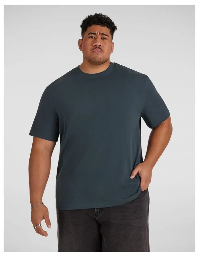 Johnny Bigg Classic Heavyweight Tee in Peacock