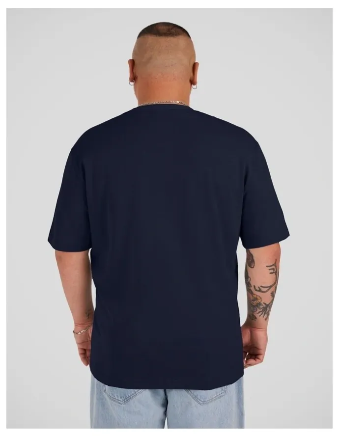 Johnny Bigg Classic Heavy Weight Tee in Navy