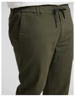 Johnny Bigg Comfort Knit Jogger Pant in Khaki