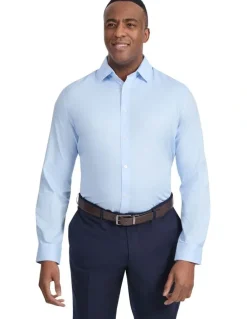 Johnny Bigg Coolmax Stretch Dress Shirt in Light Blue