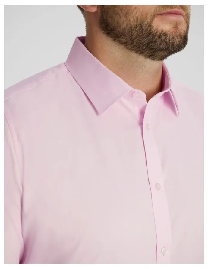Johnny Bigg Coolmax Stretch Dress Shirt in Pink