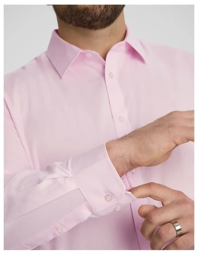Johnny Bigg Coolmax Stretch Dress Shirt in Pink