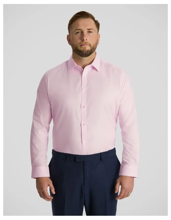 Johnny Bigg Coolmax Stretch Dress Shirt in Pink