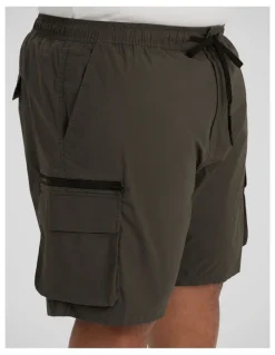 Johnny Bigg Corbin Stretch Cargo Short in Khaki