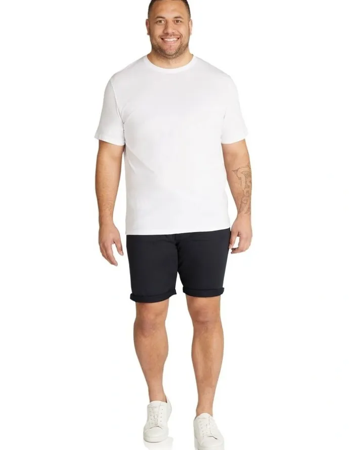 Johnny Bigg Essential Crew Neck Tee in White