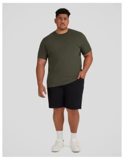 Johnny Bigg Essential Crew Neck Tee in Khaki
