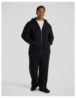 Johnny Bigg Essential Straight Track Pant in Black