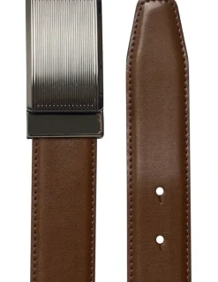 Johnny Bigg Fraser Reversible Plate Belt in Black