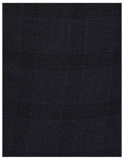 Johnny Bigg Henry Check Stretch Dress Pant in Ink