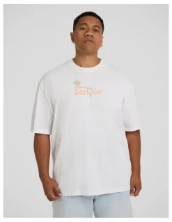 Johnny Bigg Hotel Morocco Relaxed Fit Tee in White
