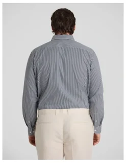 Johnny Bigg Hunter Stripe Easycare Shirt in Ink