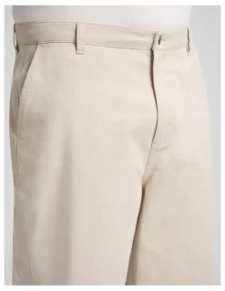 Johnny Bigg Jace Wide Leg Stretch Chino in Stone