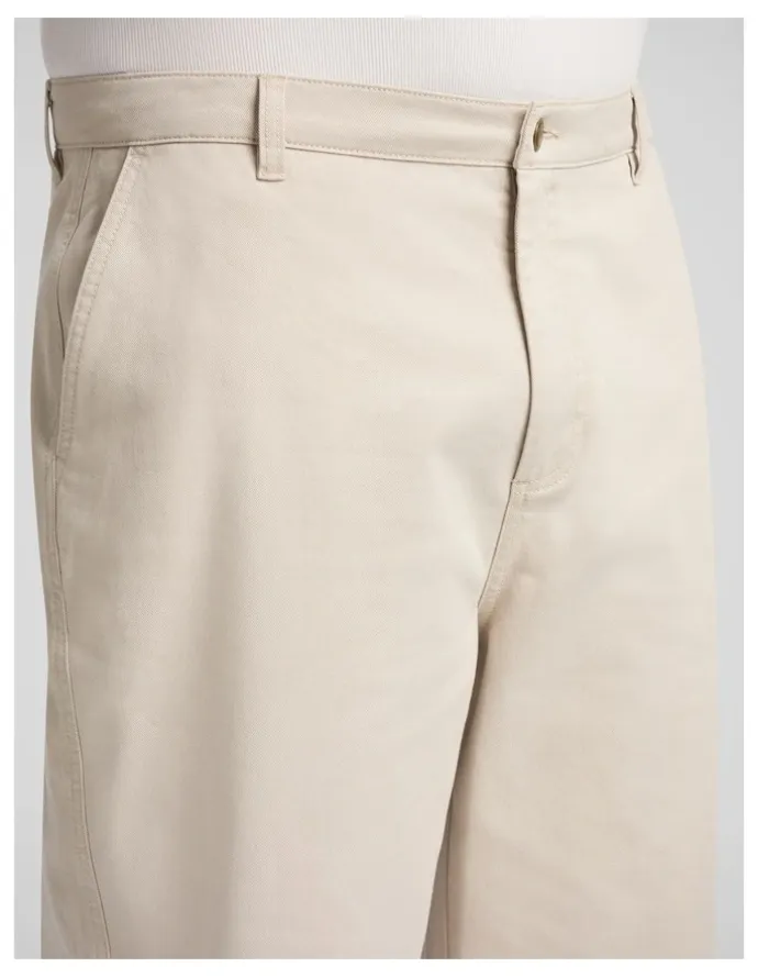 Johnny Bigg Jace Wide Leg Stretch Chino in Stone