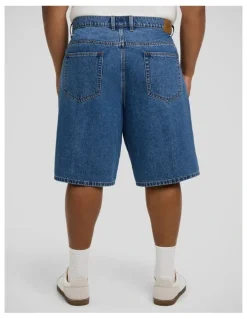 Johnny Bigg Jake Baggy Denim in Mid Wash